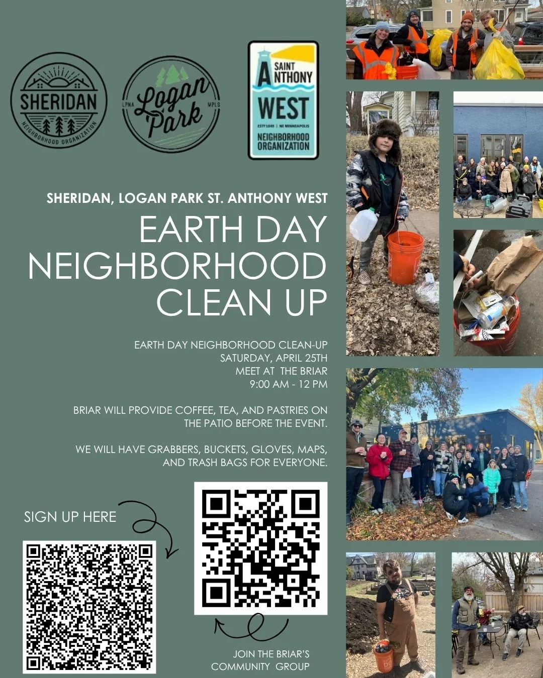 Earth Day Cleanup — Sheridan Neighborhood Organization
